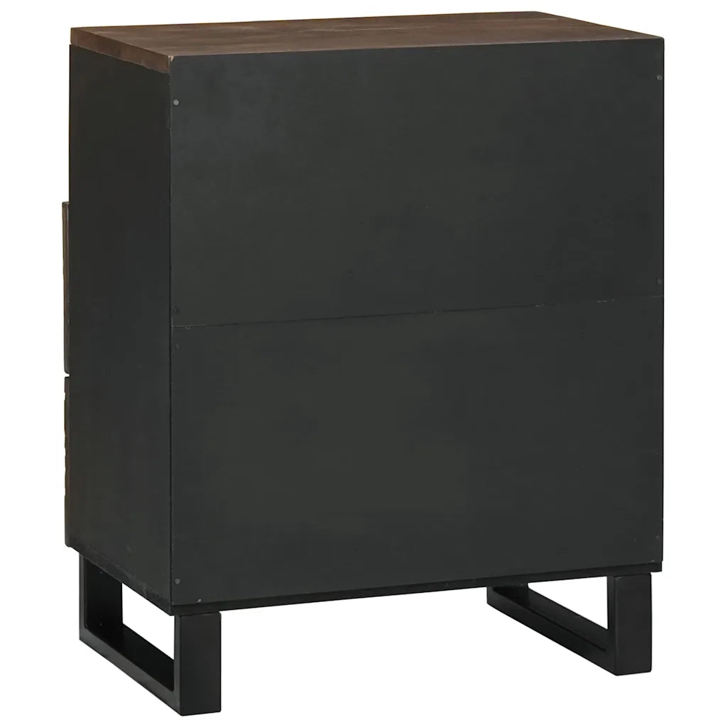 Comodino | Armadio da Notte | Mobiletto da notte Noce 50 x 33 x 62 cm Legno ingegnerizzato