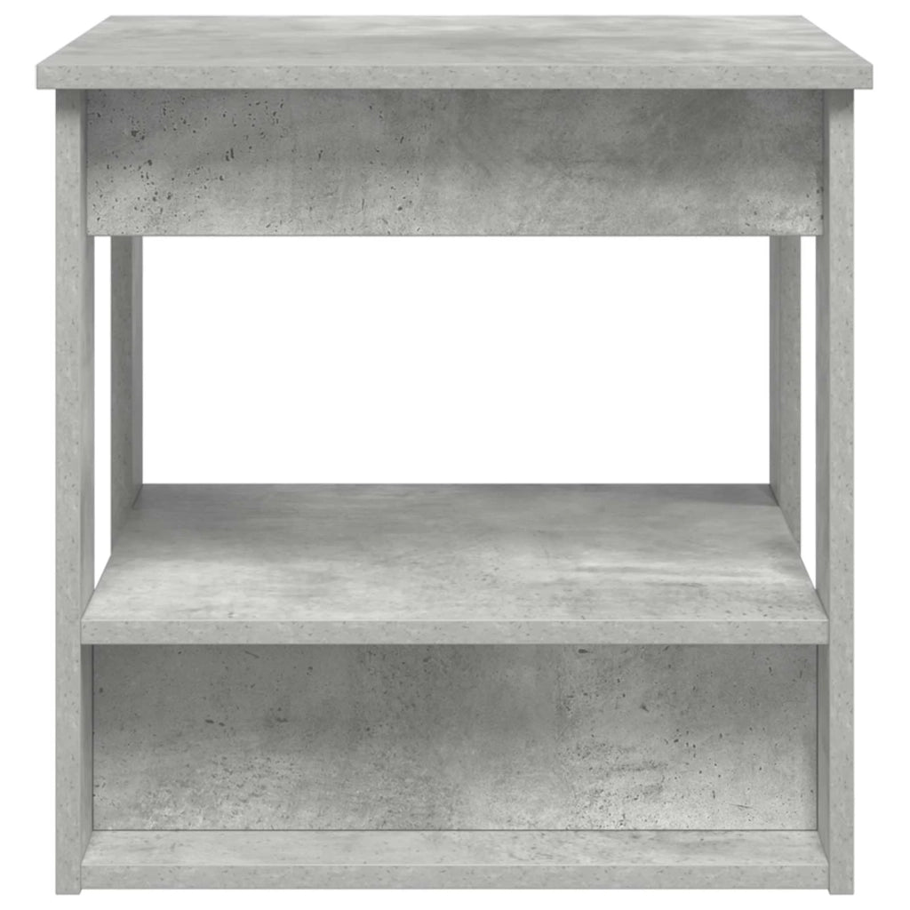 Tavolino da salotto Grigio cemento 51 x 50 x 50 cm 8000199