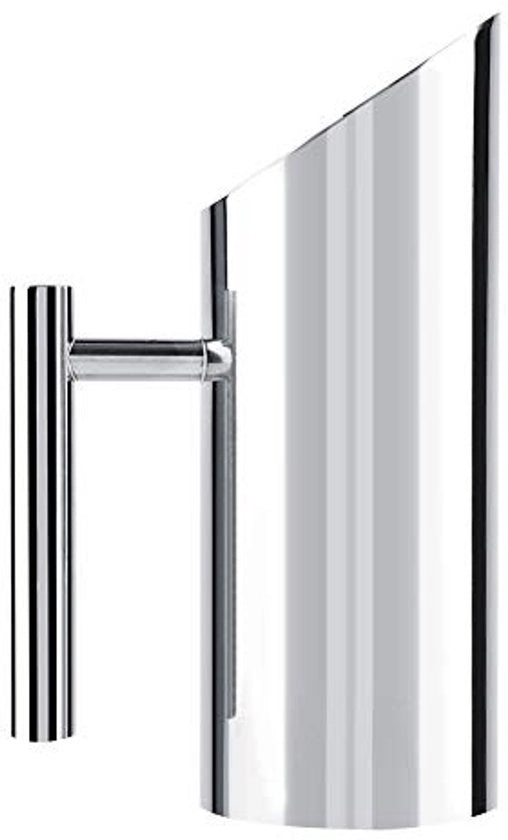 Zuppiera 1L - Caraffa in Acciaio Inossidabile - Isolata a Vuoto - Protezione per Cubetti di Ghiaccio - Strumento di Servizio Freddo - Adatto per Casa e Hotel