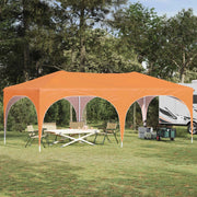Tenda per feste a pop-up-Gazebo Arancione 575 x 288 x 245 cm 559846