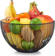 Bowl per frutta in legno massello con 3 livelli