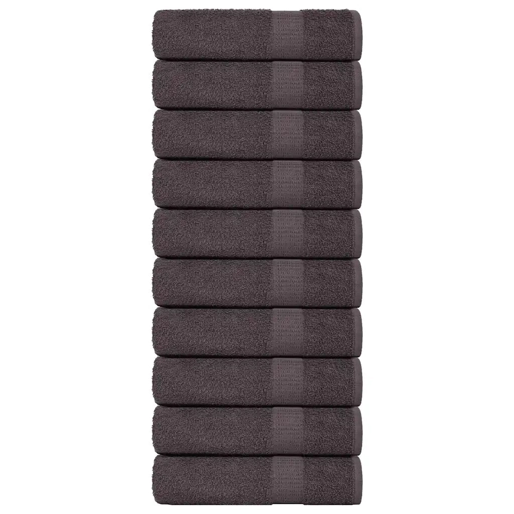 Asciugamani da Bagno 10 pz 100x150 cm 360 g/mÂ² 100% Cotone