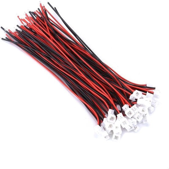 20 set di connettori 125 MM 2-pins 3-pins connettore bus connettore cavi cavo imballaggio riutilizzabile socialme-eu rosso nero 2 pin