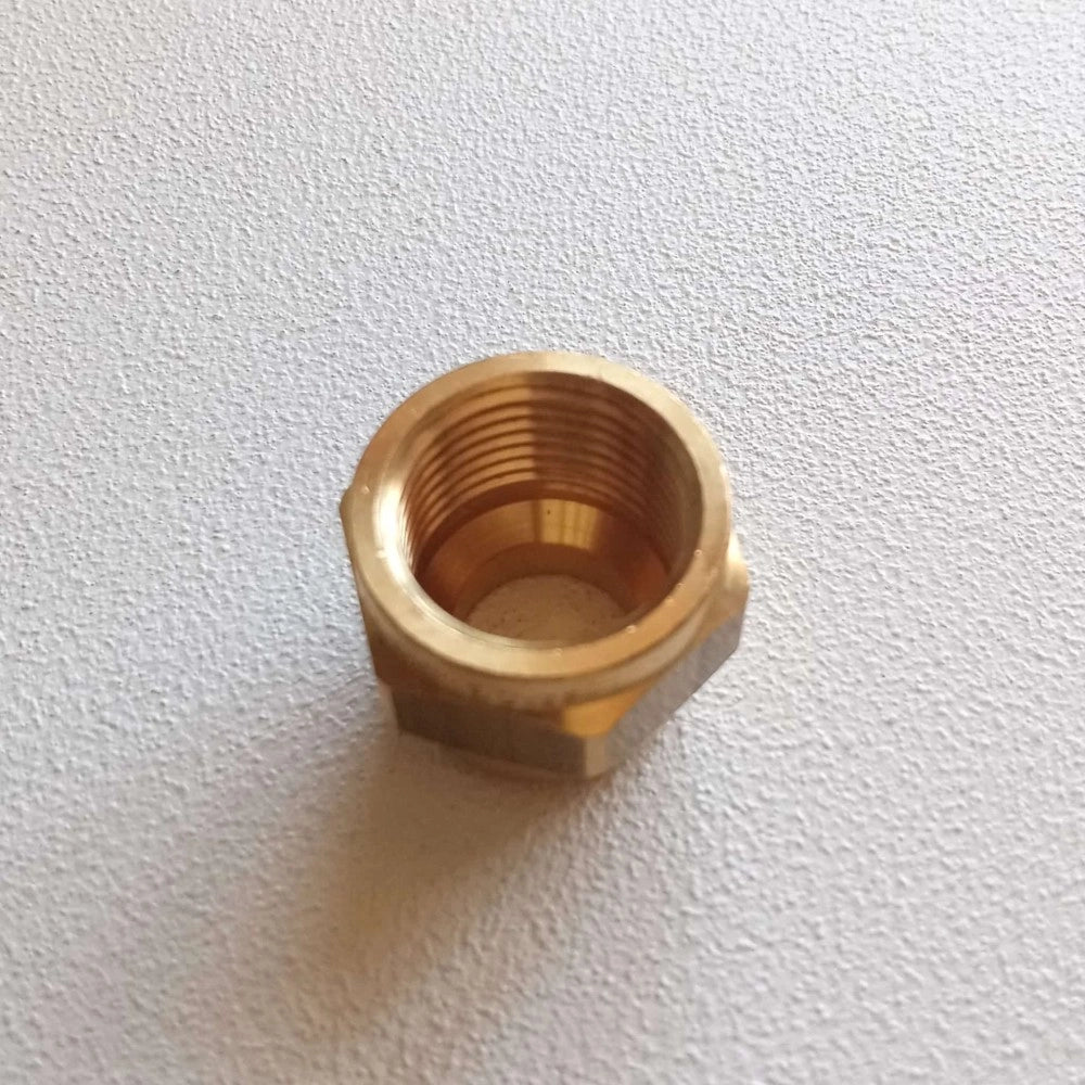 Dado condizionamento 1/2 x 12mm in ottone per unire tubo rame
