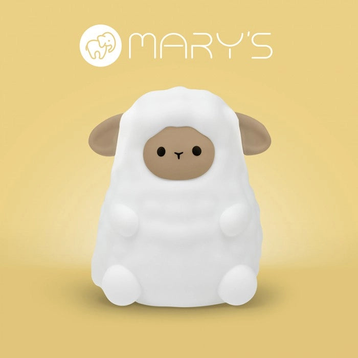 Mary’s Lampada notte bimbi Pecorella RGBW 1W ricaricabile