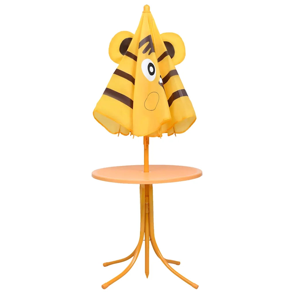 Set da Bistrot da Giardino per Bambini con Ombrellone Giallo 48100