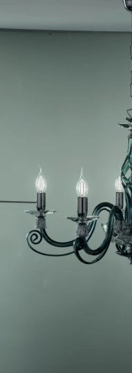 APPLIQUE 1306 2 LUCI OTTANIO E CROMO ATTACCO E14 L.36CM