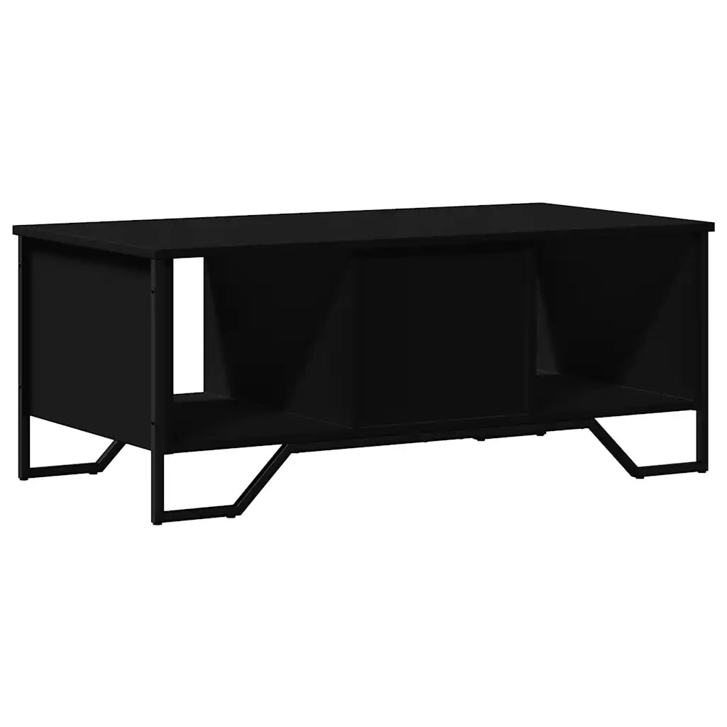 Tavolino da salotto | Tavolino da caff¨¨ | Tavolino da Soggiorno Nero 100x51x40 cm in Legno Multistrato