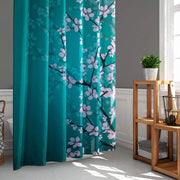 Douchegordino Pruimenbloesem - Sostenibile - Imbottito - 180x180 cm - Decorazione Bagno - Materiale Polyester Ecologico - Gordino Bagno