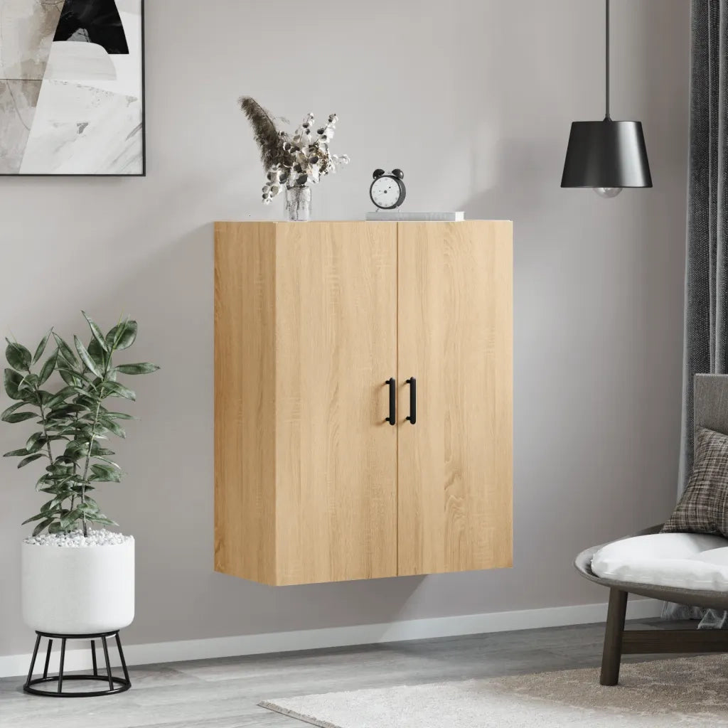 vidaXL Mobile a Parete Rovere Sonoma 69,5x34x90 cm
