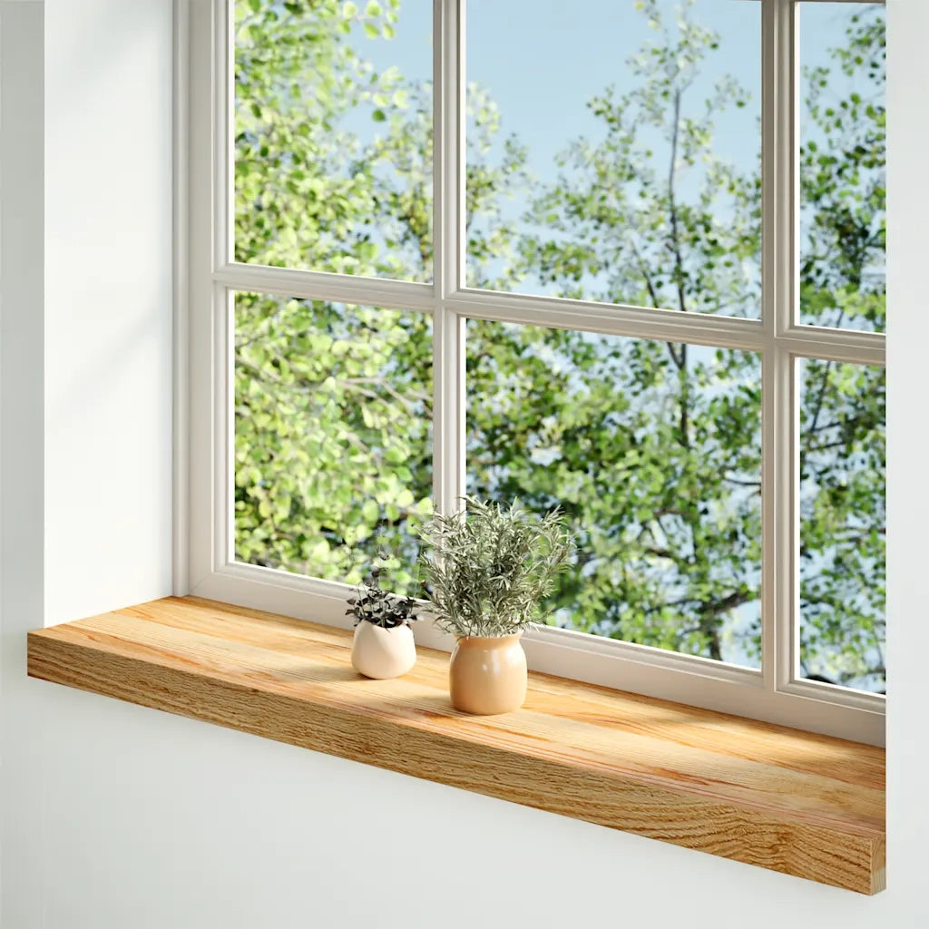 vidaXL Davanzali 2 pz Marrone Chiaro 100x20x2cm Legno Massello Rovere