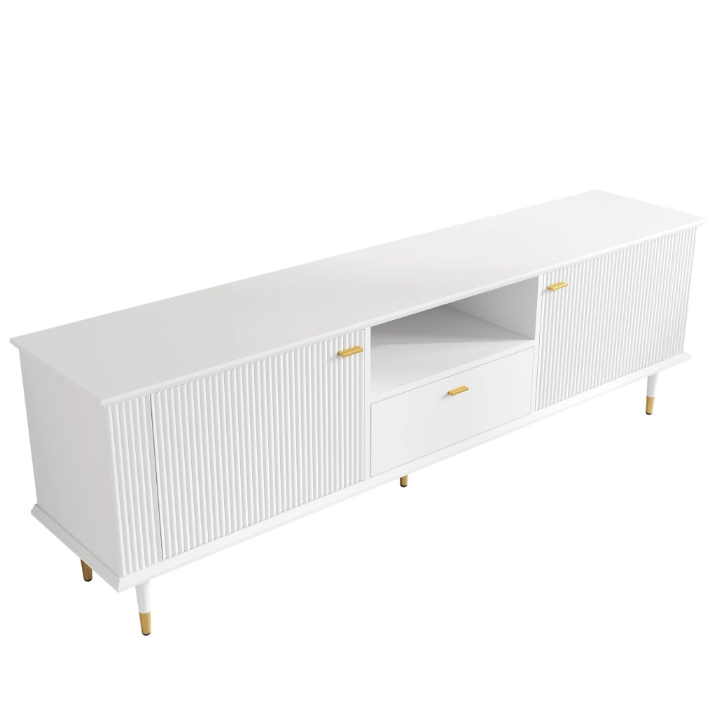Mobile TV con 2 ante; 1 cassetto; 1 vano e passacavi per soggiorno 170×36×54 cm