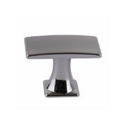 Pomolo Rettangolare Zama Nickel Satinato Mm 18X30