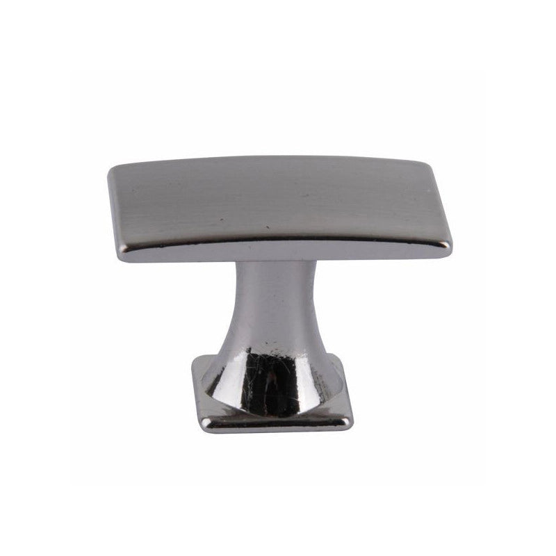Pomolo Rettangolare Zama Nickel Satinato Mm 18X30