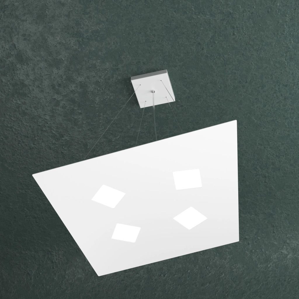 NOTE SOSPENSIONE 4+2 LUCI BIEMISSIONE BIANCO 1140-S4+2-BI