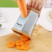 Raspante quadrata per verdure in acciaio inossidabile - raspa fine e grossa - raspante multifunzionale per cucina