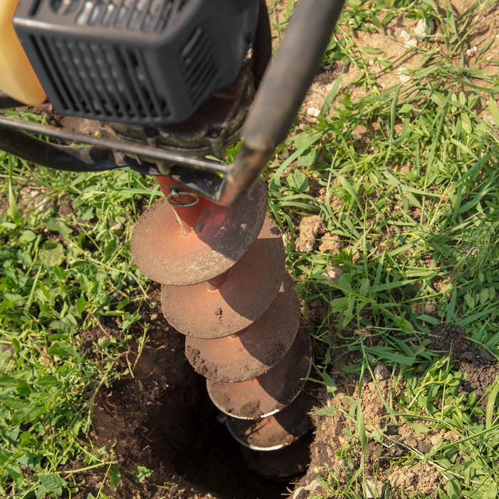 Mototrivella a benzina, motore a 2 tempi 1,9 cv 1,4kW 52ccm, con punta elicoidale Ø250mm