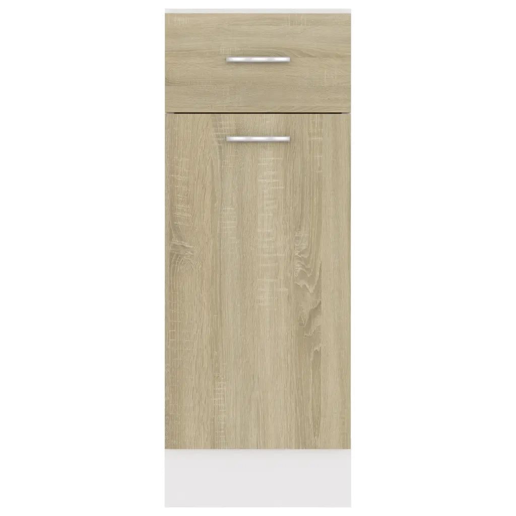 Mobiletto inferiore con cassetti ottimizzato per la cucina 30 x 46 x 81,5 cm legno composito rovere Sonoma 02_0047654