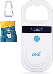 Scanner di microchip per animali con display OLED ricaricabile - lettore-scanner di microchip RFID per cani gatti maiali