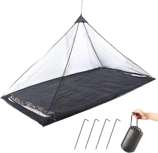 Tenda da campeggio con chiusura a rullo - rete per insetti per esterno - protezione leggera dagli insetti - viaggiare escursionismo - giardinaggio campeggio - pesca all'aperto - 220 x 120 x 100 cm.