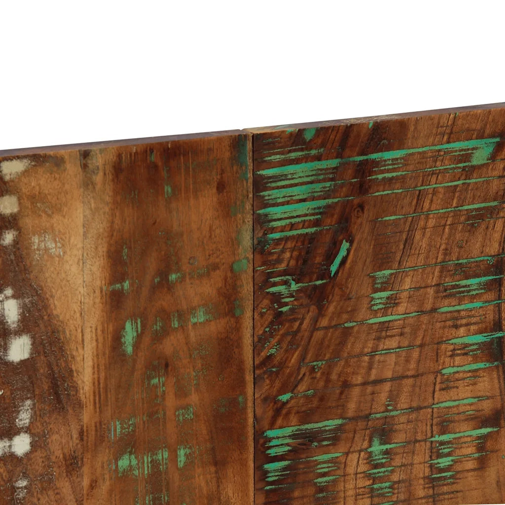 Testiera Multicolore 200 cm in Legno Massello Recupero
