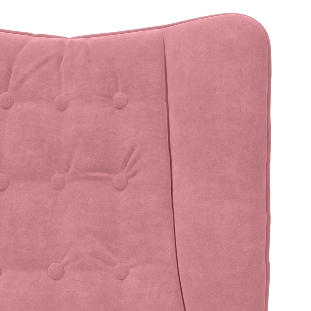 Divano Sedia-Poltrona Rosa 63 x 67 x 94 cm Velluto 763956