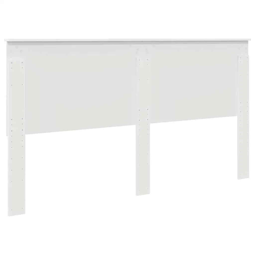 Testiera-Testata-Testiera Decorativa Bianco 200 cm Legno multistrato 504588