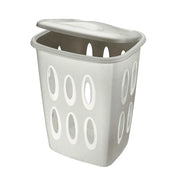 Cesta Portabiancheria Laundry Forato Grigio 45 Litri