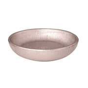 Portasapone serie glitter in ceramica rosa ramato