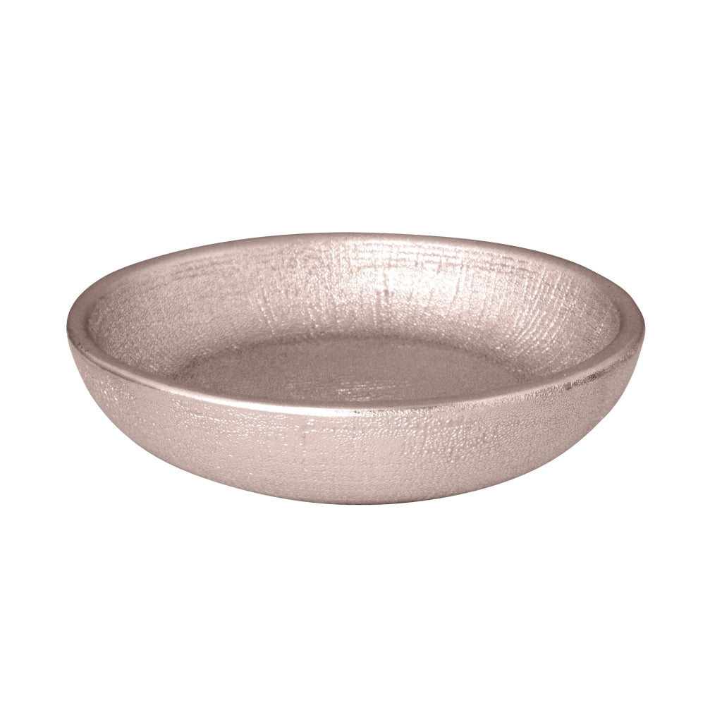 Portasapone serie glitter in ceramica rosa ramato
