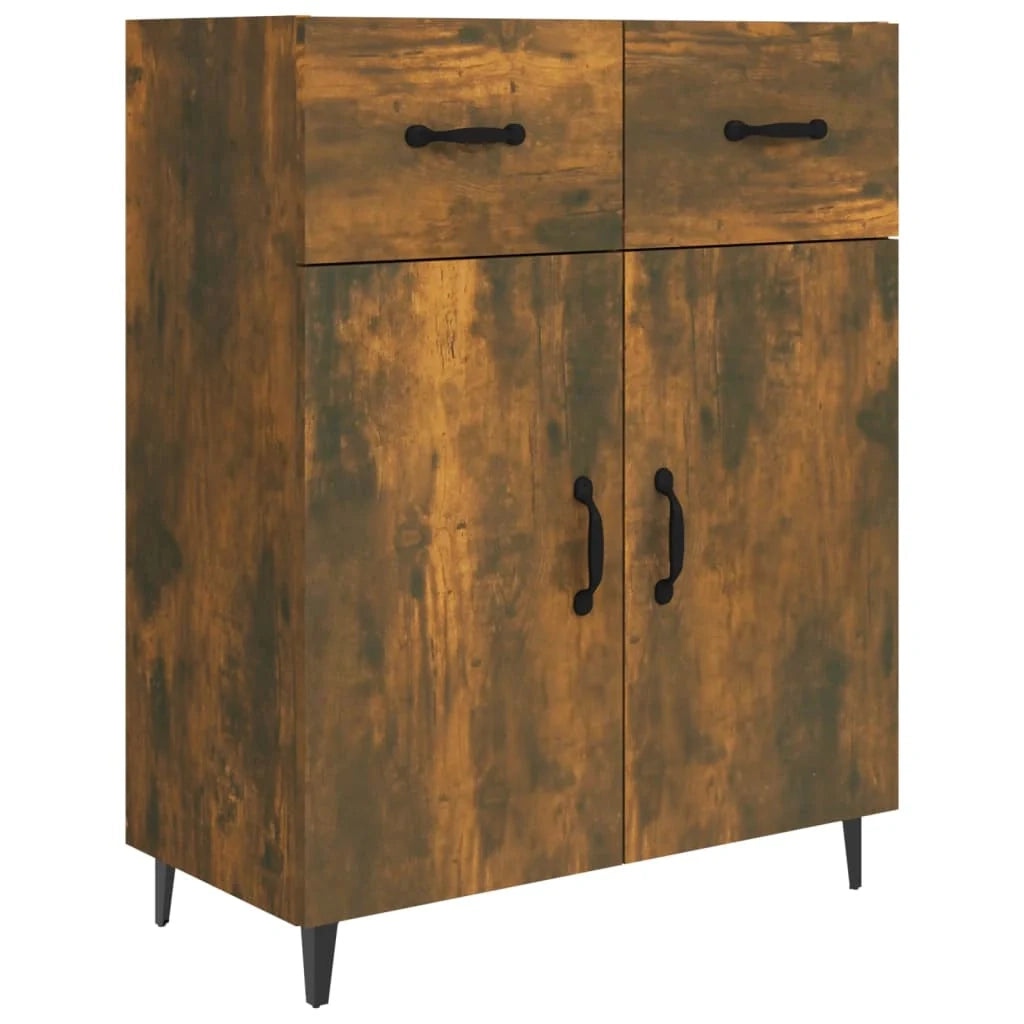 Buffet credenza cassettiera armadio mobile contenitore organizer per cucina soggiorno salotto 69,5 x 34 x 90 cm legno ingegnerizzato marrone 02_0031012