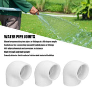12 pezzi di connettori a T in PVC 2 vie | 25 mm angolo + connettori a 90 gradi | resistente al freddo | tubi di scarico superiori ed inferiori - 32 mm .