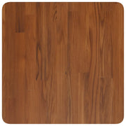 Piano Tavolo Quadrato Marrone Scuro 50x50x4cm Rovere Trattato 343075