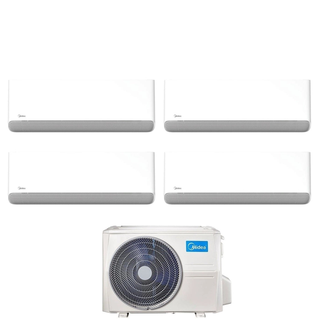 Condizionatore Quadri Split Midea Breezeless E 9+9+9+9 con M4O-36FN8-Q R-32 Wi-Fi Integrato