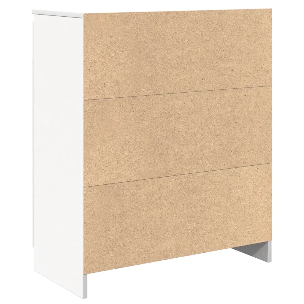 Credenza | Madia | Buffet da pranzo | Armadio da pranzo con Cassetto Bianco 71x35x84 cm in Legno Multistrato