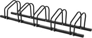 Rastrelliera per Biciclette, Portabiciclette Parcheggio Organizzatore per 4/5/6 Bici, Parcheggio per Biciclette, Telaio d'Acciaio (Nero, 5 Bici)