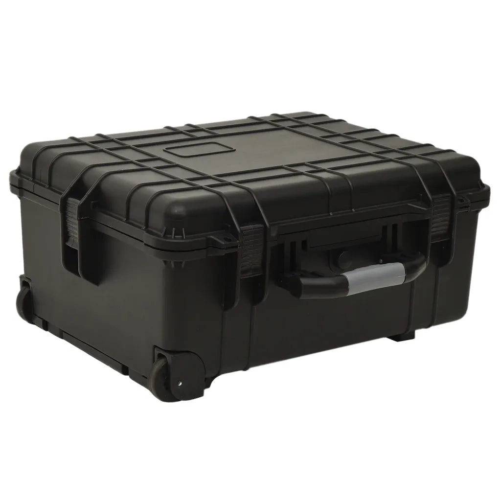 Valigetta da Volo con Ruote Nera 58x45x27 cm in PP 51797