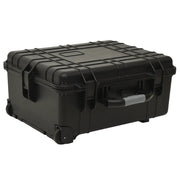 Valigetta da Volo con Ruote Nera 58x45x27 cm in PP 51797