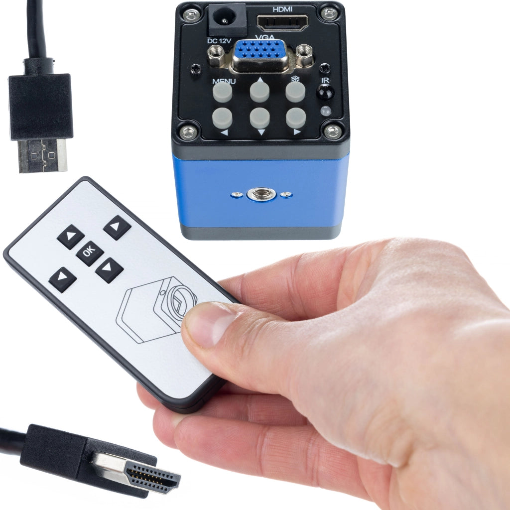 Camera Microscopica Draco Blue PRO KMDBP-HDMI-VGA – Alta Fedeltà Cromatica | 2MP, FullHD, HDMI/VGA