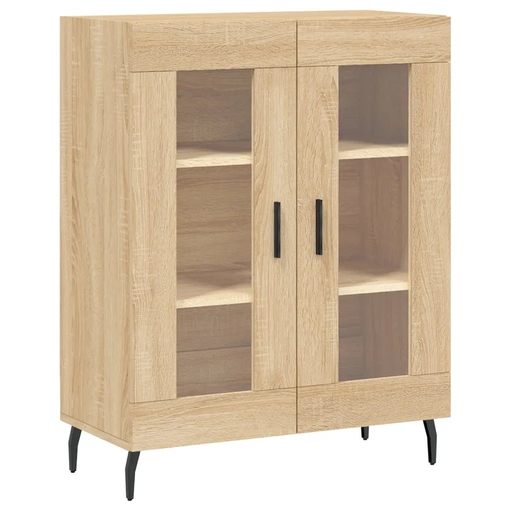 Credenza Rovere Sonoma 69,5x34x180 cm in Legno Multistrato 3199636