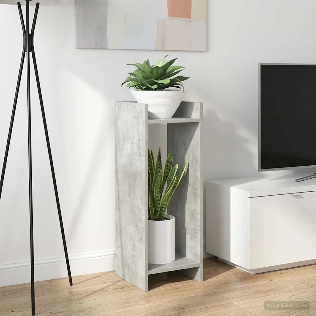 Supporto per piante | Sostegno per piante Grigio Cemento 30 x 30 x 80 cm