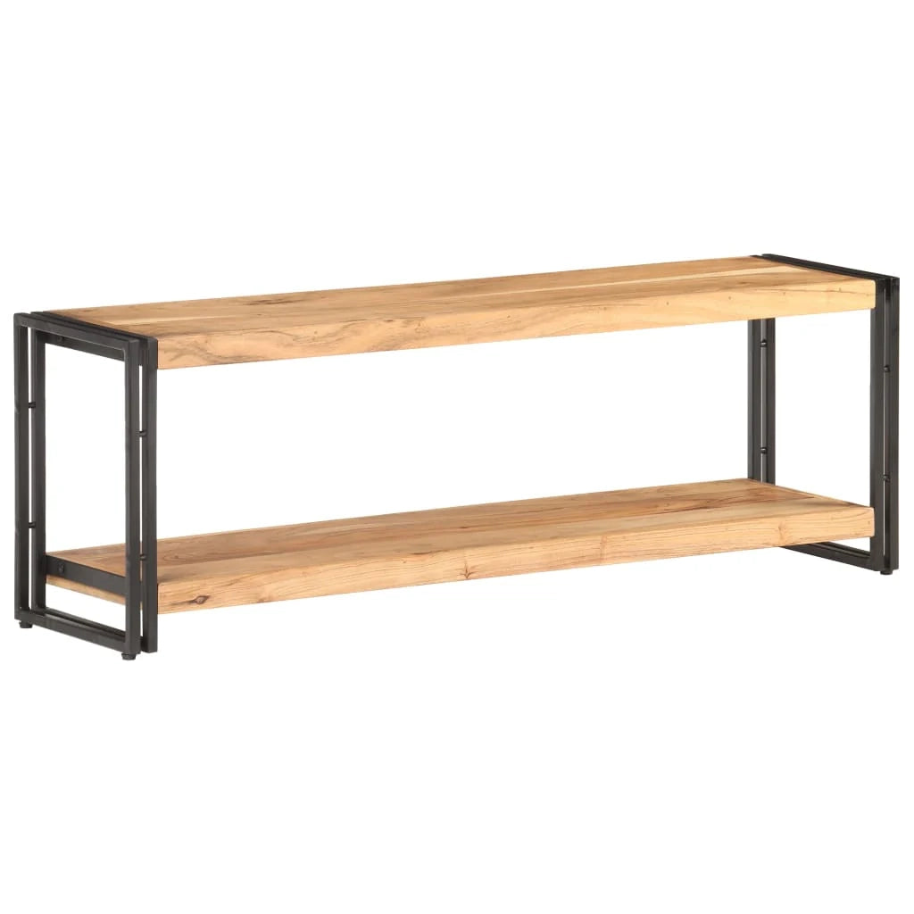 Mobile TV multimediale scaffale TV credenza mobile TV sala da pranzo soggiorno camera da letto 120 x 30 x 40 cm legno massello di acacia marrone 02_0025811