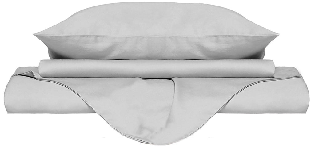 Copripiumino Matrimoniale con Sacco e Federe Doubleface Bianco/Bianco