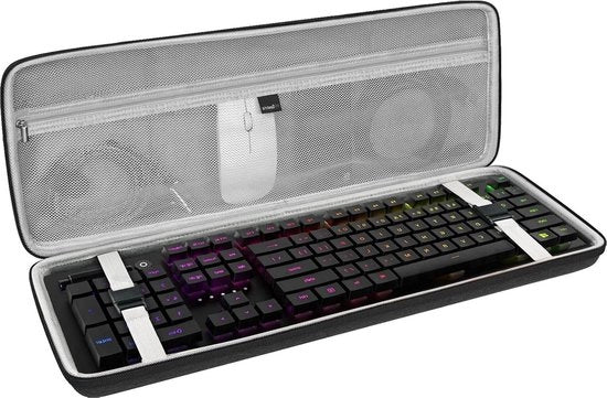 Gabbia Rigida per Computer da 108 Tasti Full Size - Tastiera Gaming Meccanica - Protezione per Tastiera - Compatibile con Tastiera Razer BlackWidow V3 Ornata Chroma