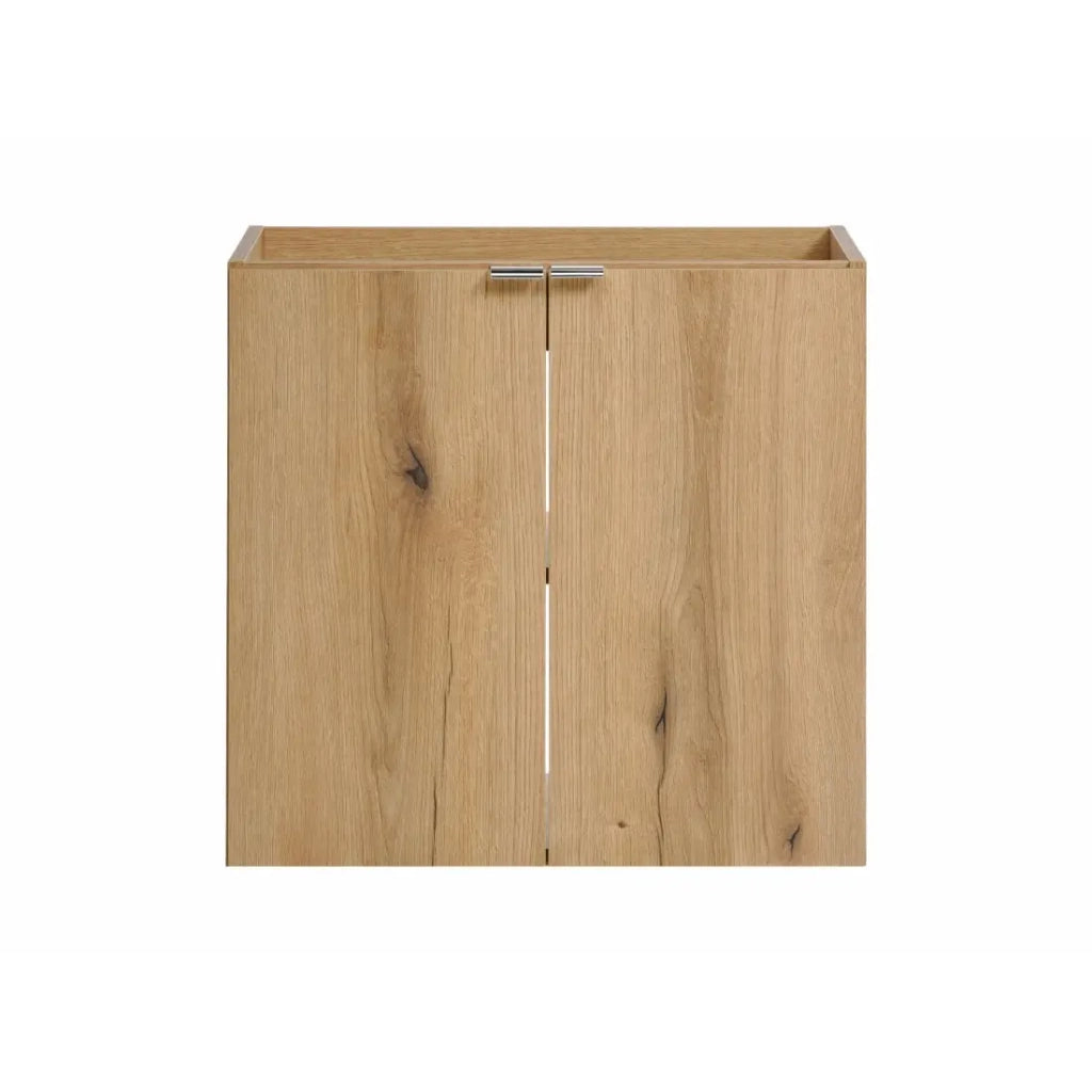 Mobile sottolavabo VANO – 2 ante – Colore rovere – L60 × P57 × H39 cm – Da appendere