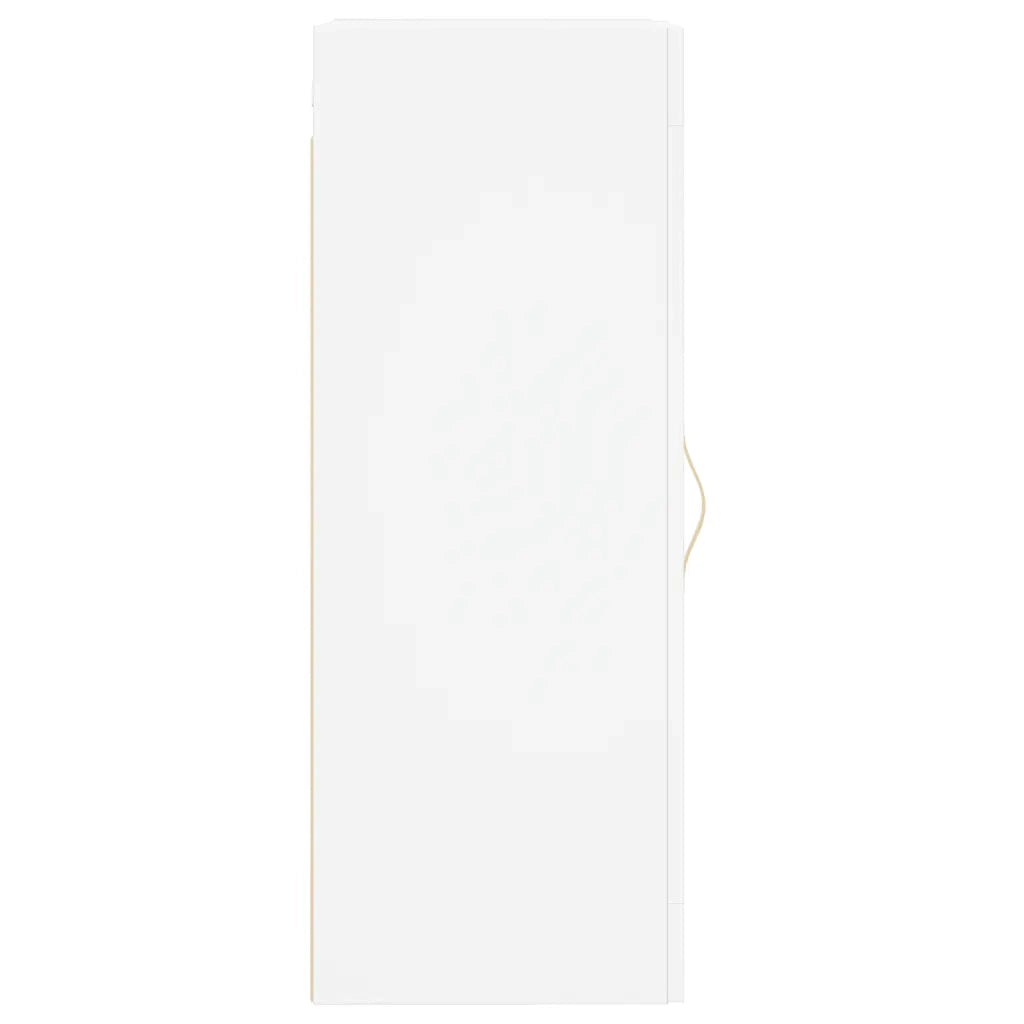 Mobile a Parete Bianco 34,5x34x90 cm in Legno Multistrato 835018