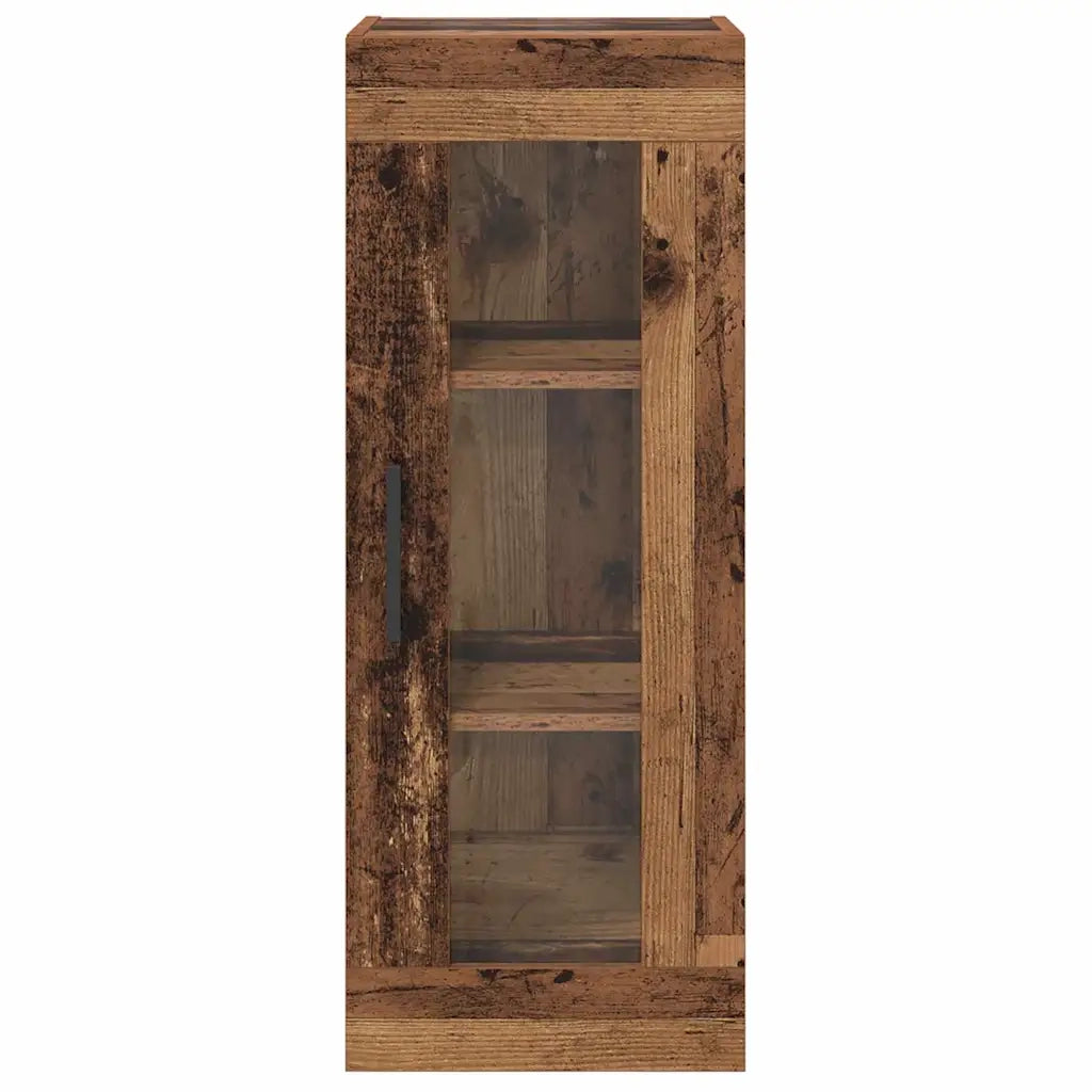 Pensile | Mobile a Parete Legno vecchio 34,5 x 34 x 90 cm