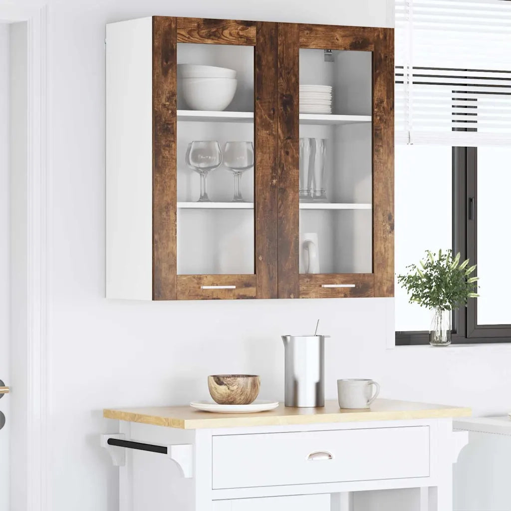 Armadio pensile Rovere fumé 80 x 31 x 80 cm Legno multistrato