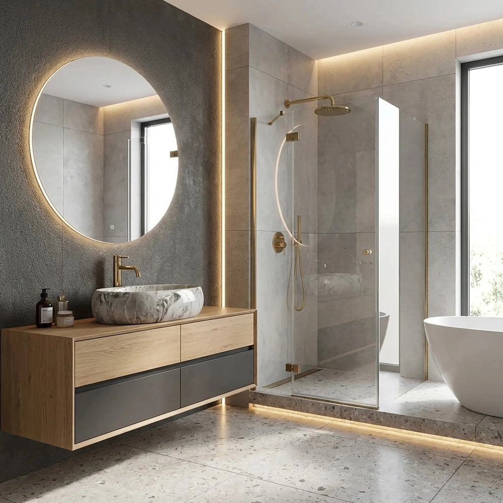 Lavabo Da Appoggio Rea Linda Stone