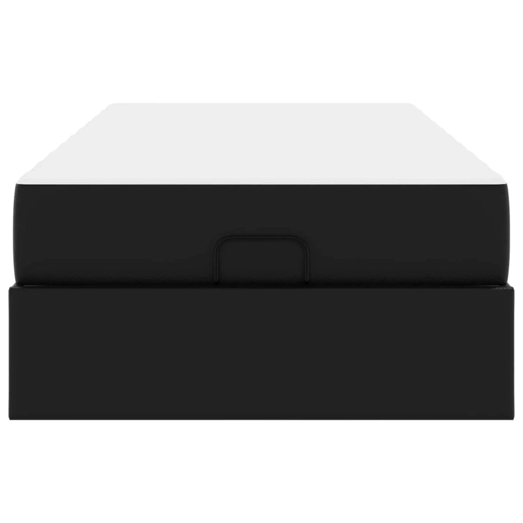Struttura letto con materasso Altro 2 pcs Nero PVC 3399405